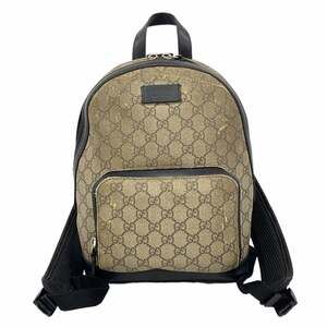 Gucci GG Supreme Backpack/Daypack 429020 Brown/Black Women's P2391375